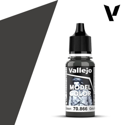 VALLEJO 17ml Bottle Grey Green Model Color