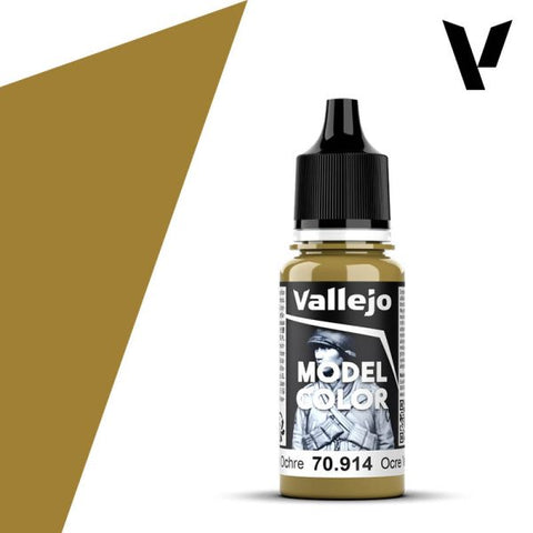 VALLEJO  17ml Bottle Green Ochre Model Color