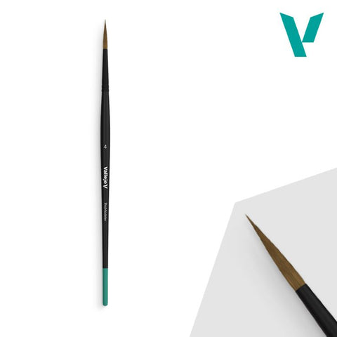 VALLEJO Pro Modeler Round 4 Natural Hair Brush