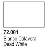 VALLEJO 18ml Bottle Dead White Game Color