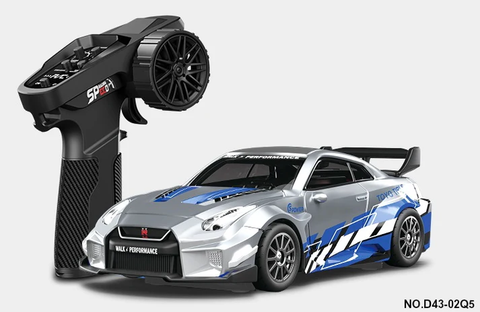 RC PRO 1/43 R/C Alloy Drift Car-Silver/Blue