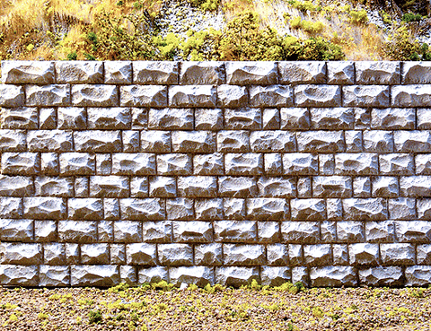 CHOOCH Cut Stone Retaining Wall -- Large - 6-3/4 x 3-1/2" 17.1 x 8.9cm