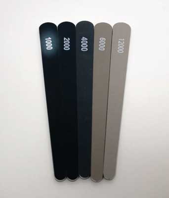 PROFILE 	Micro Fine Tapered Files -- 1000 Grit pkg(2)