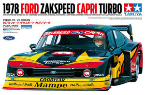 TAMIYA 1/24 Scale 1978 Ford Zakspeed Capri Turbo Plastic Model kit