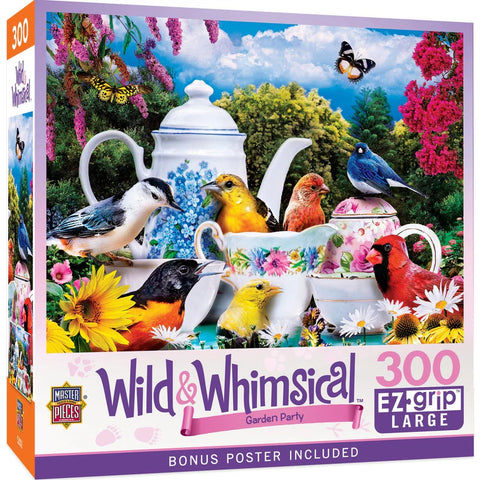 MASTER PIECES 300-PIECE PUZZLE EZ GRIP Garden Party