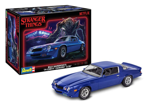 REVELL 1/24 Stranger Things Billy Hargrove's 1979 Chevy Camaro Z/28 Car