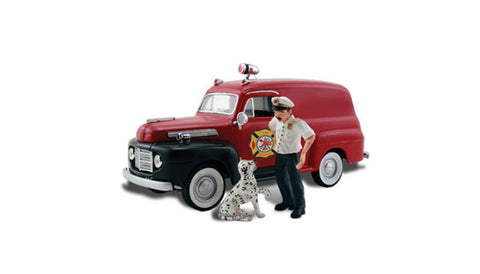 WOODLAND SCENICS HO Vehicle: Sparky & The Chief