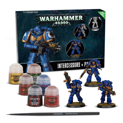 WARHAMMER Space Marines: Intercessors + Paints