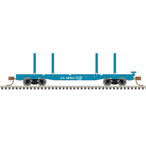 ATLAS N Flat Car, 45' Logging, GN #68553