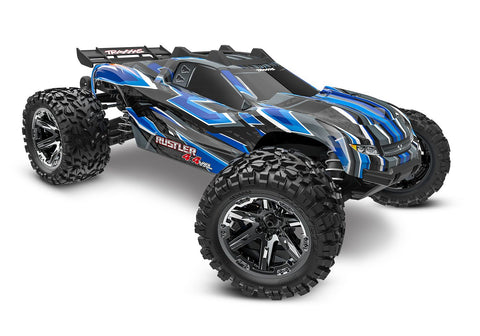 TRAXXAS RUSTLER VXL 4X4 BRUSHLESS HD BLUE
