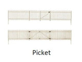 WOODLAND SCENICS HO Scenic: Picket Fence