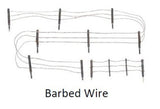 WOODLAND SCENICS N Scenic: Barbed Wire Fence