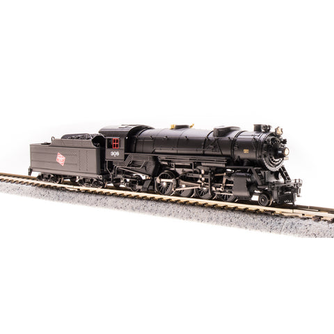 BROADWAY LTD N DCC USRA 2-8-2 Heavy Mikado Steam, Milwaukee Road #367 (Paragon3 Sound/DC/DCC)
