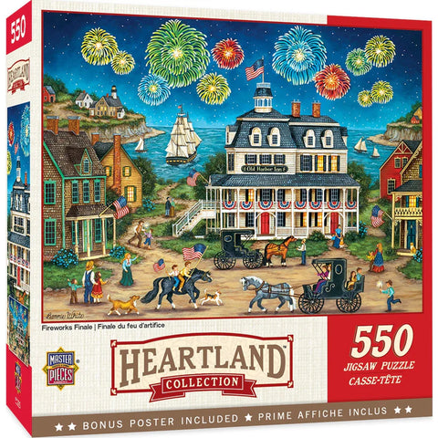 MASTER PIECES 550-PIECE PUZZLE Heartland - Fireworks Finale