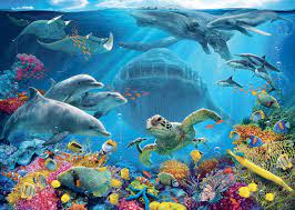 RAVENSBURGER  300-PIECE PUZZLE Life Underwater Large Format