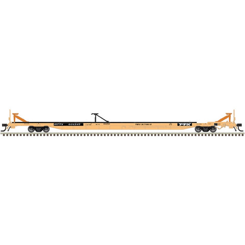 ATLAS N Flat Car, 89' 4" ACF (Triple Hitches), TTX #603876