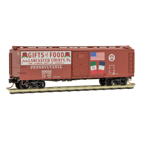 MICRO-TRAINS N Boxcar, 40' Steel Single Door, PRR #99692 (Friendship Series)