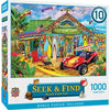 MASTER PIECES 1000-PIECE PUZZLE Seek & Find - Beach Time Fun
