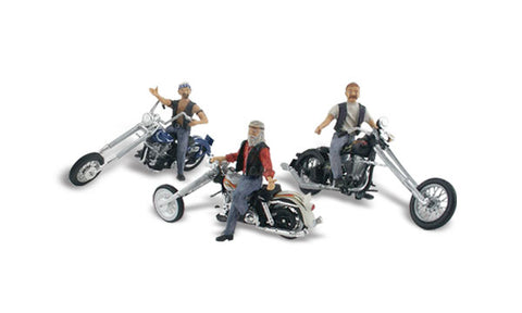 WOODLAND SCENICS HO Vehicle: Bad Boy Bikers