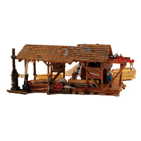 WOODLAND SCENICS HO Buzz's Sawmill - Built & Ready Landmark Structures