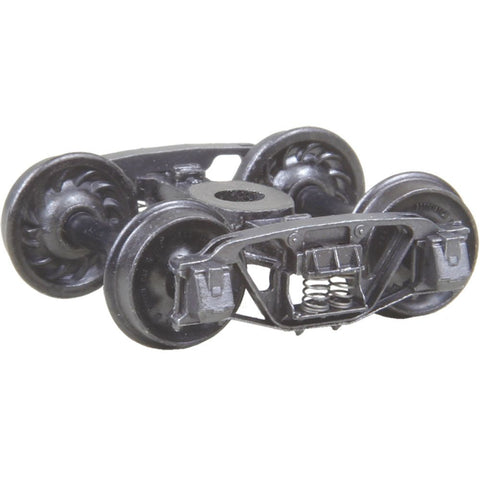 KADEE #553 HO Andrews (1898) Self Centering Trucks w/ 33" Ribbed Back Wheels - Metal Fully Sprung (2/pk)