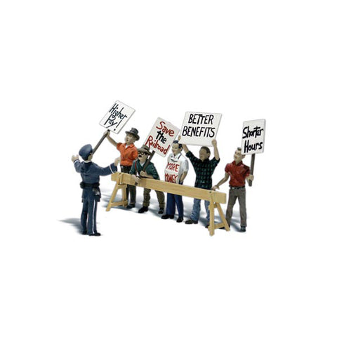 WOODLAND SCENICS N Figures: Picket Line
