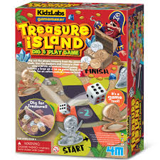TOYSMITH 4M-Treasure Island Dig&Play Game