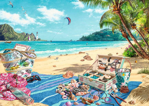 RAVENSBURGER 1000-PIECE PUZZLE The Shell Collector
