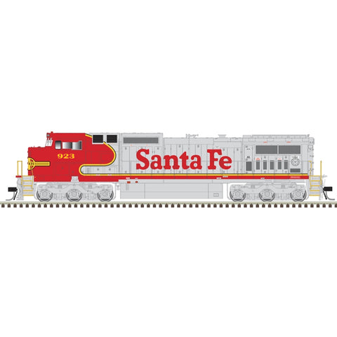 ATLAS N  DCC/ESU LokSound V5 Equipped DASH 8-40CW Locomotive Santa Fe 'Warbonnet' ATSF #923
