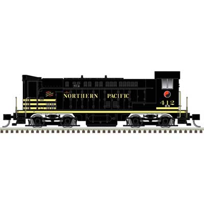 ATLAS N Baldwin VO1000 - LokSound and DCC - Master(R) Gold -- Burlington Northern #409 (Ex-NP Patch, black yellow)