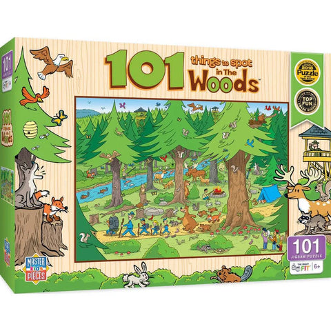 MASTER PIECES 100 -PIECE PUZZLE 101 In The Woods