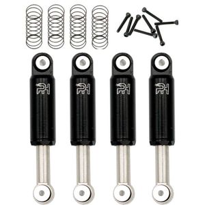 POWER HOBBY  Aluminum 32mm Internal Spring Air Shocks, fits Axial SCX24 C10 Jeep Betty - Black