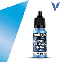 VALLEJO 18ml Bottle Sapphire Blue (Light) True Metallic Metal
