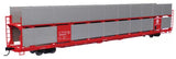 WALTHERS HO Auto Rack, 89' Bi-Level Shielded, ATSF #88007