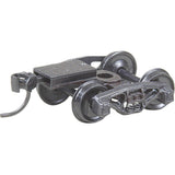 KADEE #502 HO Bettendorf 50-ton Trucks w/ Ready-to-Mount Couplers, 33" Smooth Back Wheels - Metal Fully Sprung (2/pk)