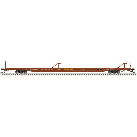 ATLAS N Flat Car, 89' 4" ACF (Mid/End Hitches), SP #520719