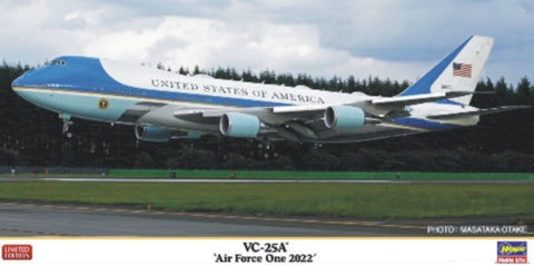 HASEGAWA 1/200 VC25A Air Force One 2022 USAF Presidential Aircraft (Ltd Edition)