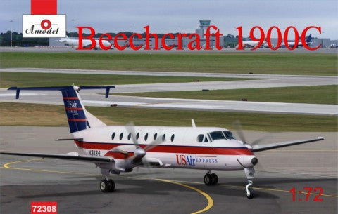 A-MODEL 1/72 Beechcraft 1900C US Air Express Turboprop Aircraft