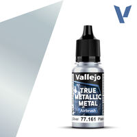 VALLEJO 	18ml Bottle Sterling Silver (Airbrush) True Metallic Metal