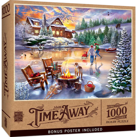 MASTER PIECES 1000-PIECE PUZZLE Time Away - An Evening Skate