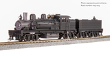 BROADWAY LTD HO Class D 4-truck Shay, Unlettered, Painted Black (DCCR)
