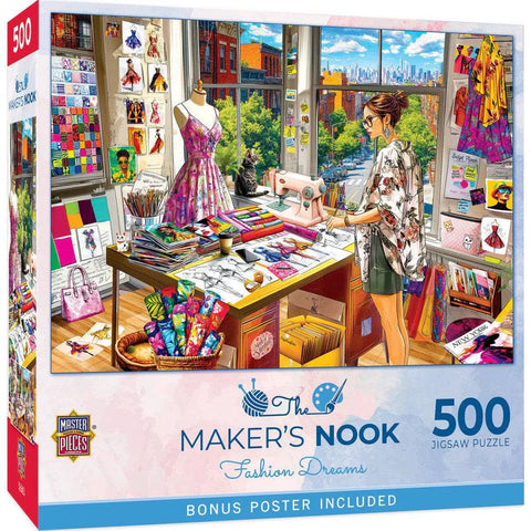 MASTER PIECES 500-PIECE PUZZLE Maker's Nook - Fashion Dreams