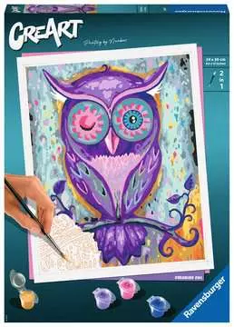 CREART Dreaming Owl Paint by Numbers Kit