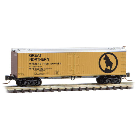 MICRO TRAINS Z Great Northern 40' Wood Side Boxcar #72122