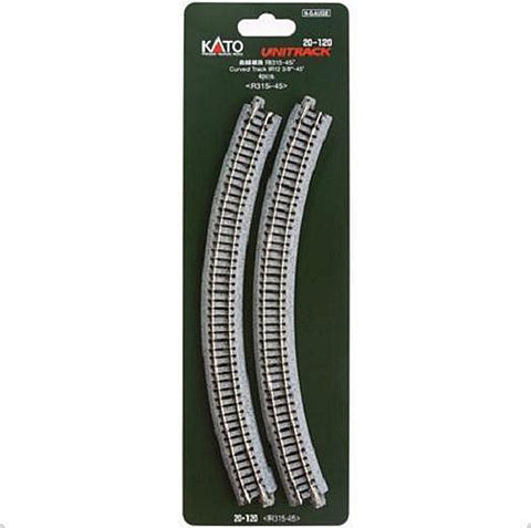 N 12-3/8" RADIUS CURVE 45 DEG