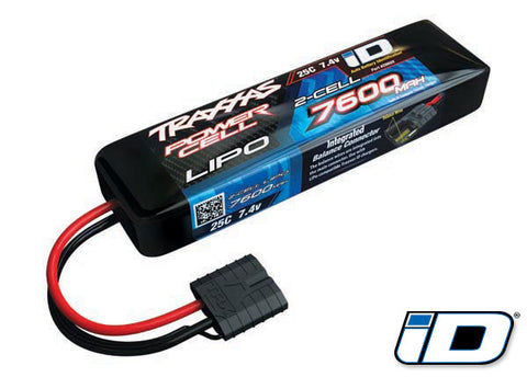 TRAXXAS LIPO 7.4V 2S 7600mah 25C W/ TRX-ID