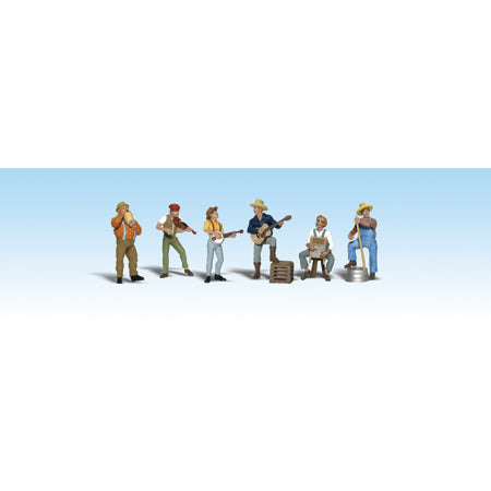 WOODLAND SCENICS HO Figures: Jug Band