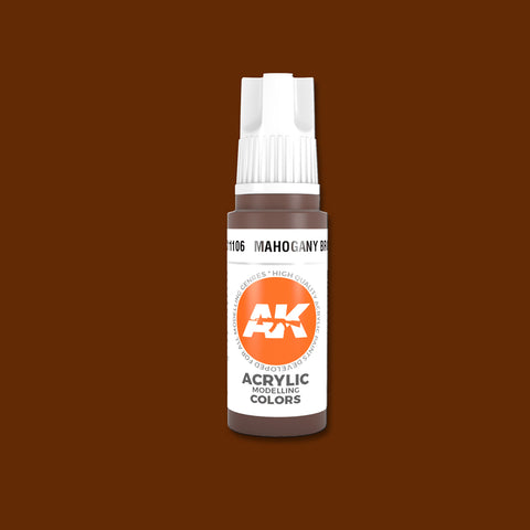 Mahogany Brown 3G Acrylic Paint 17ml Bottle