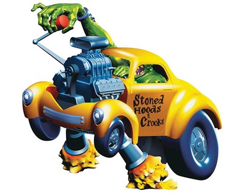 MOEBIUS  1/25 Von Franco's Stoned Hoods & Crooks Custom Car