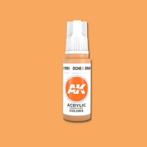 Ocher Orange 3G Acrylic Paint 17ml Bottle